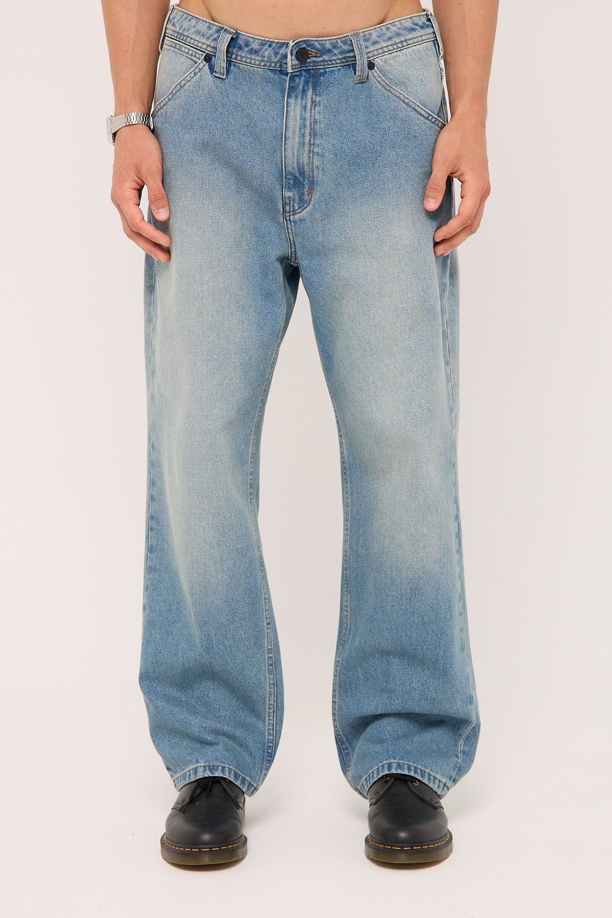 Abrand A5 Nicky Baggy Jean Tint Mid Blue