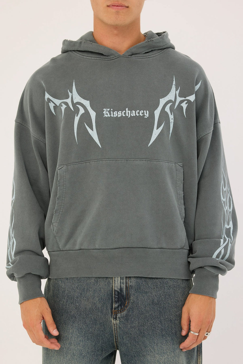 Kiss Chacey Solar Balloon Hoodie Mineral Carbon