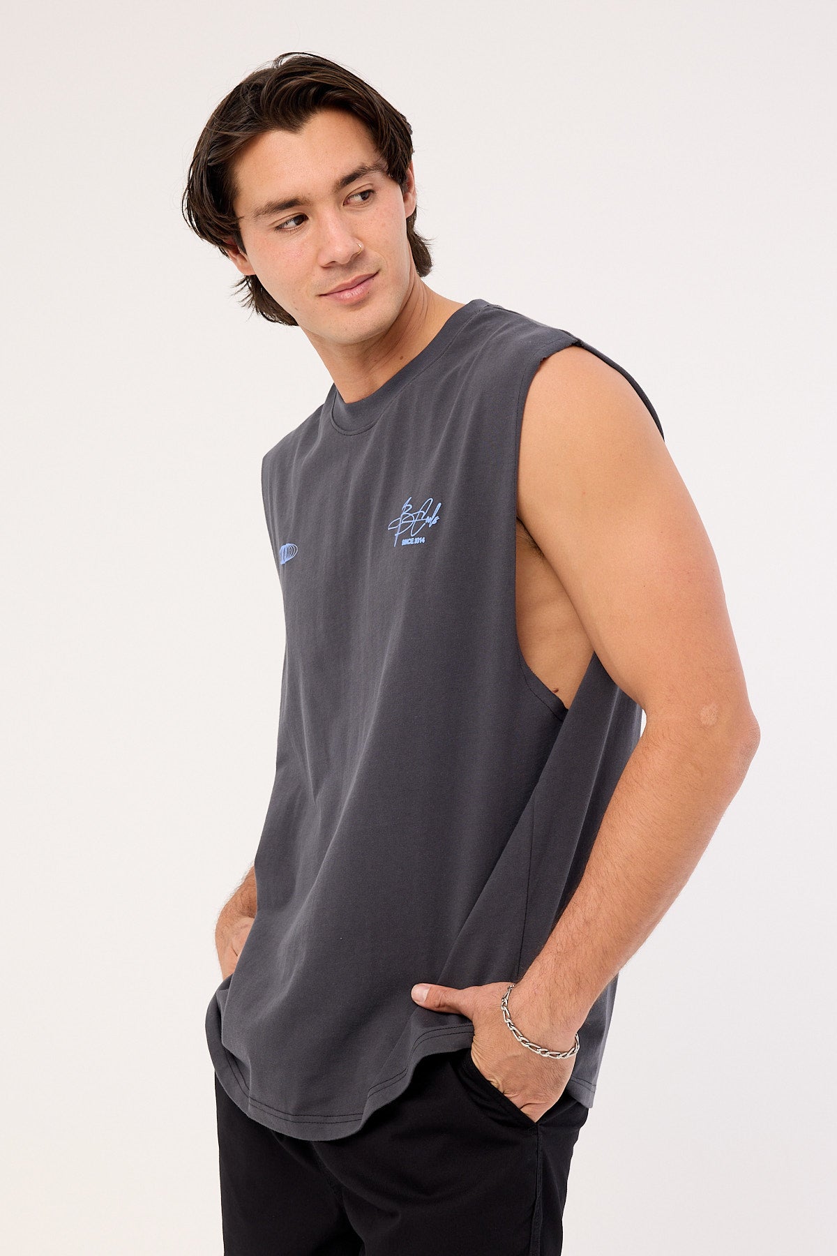 Barney Cools Euphoria Muscle Washed Black