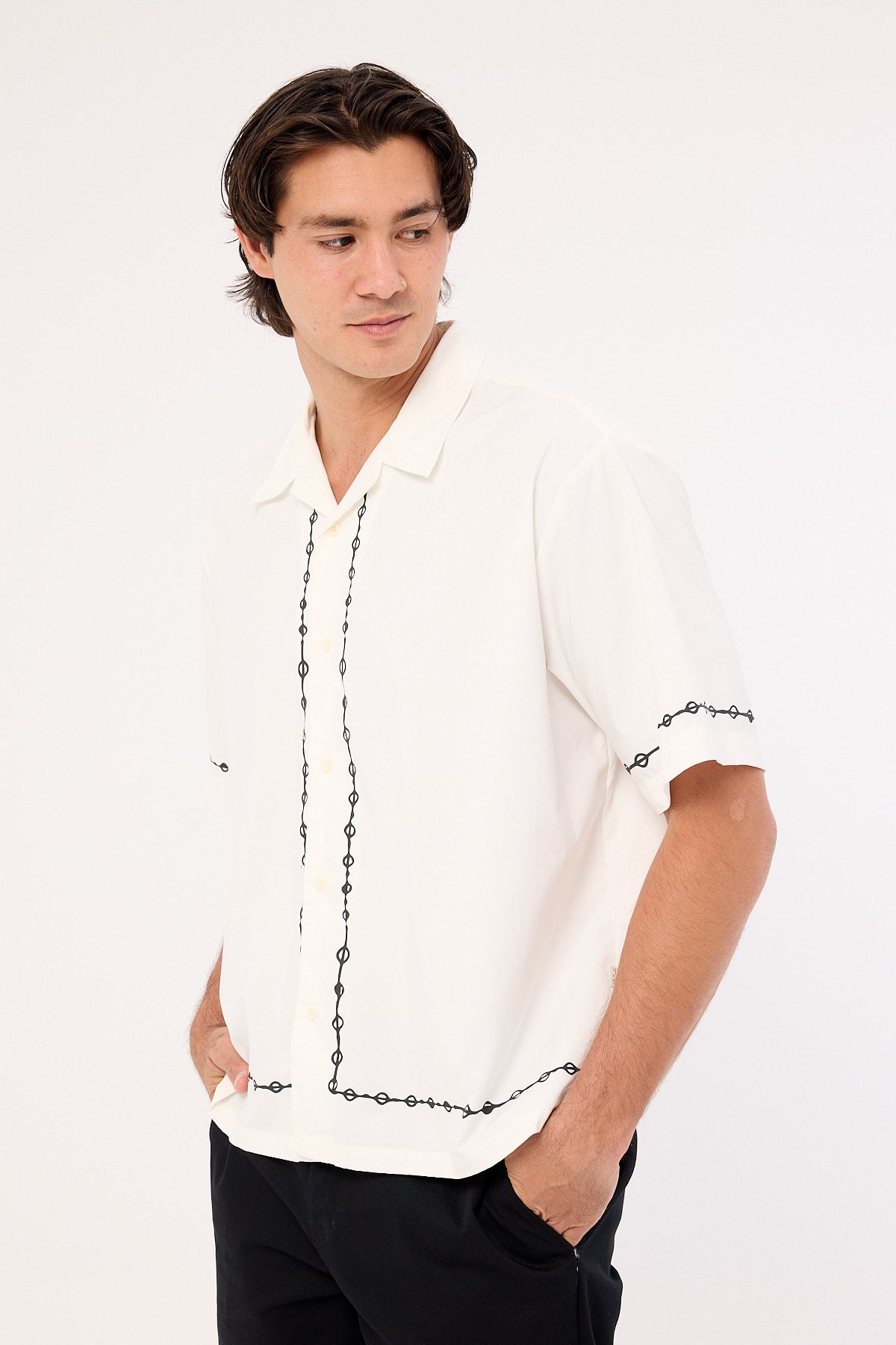 Barney Cools NS Shirt White