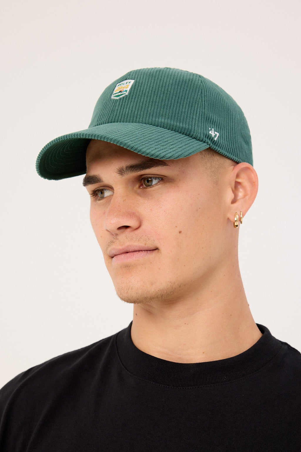 47 Brand NASCAR Rolex 24 Cord Base Runner 47 Clean Up Cap Dark Green