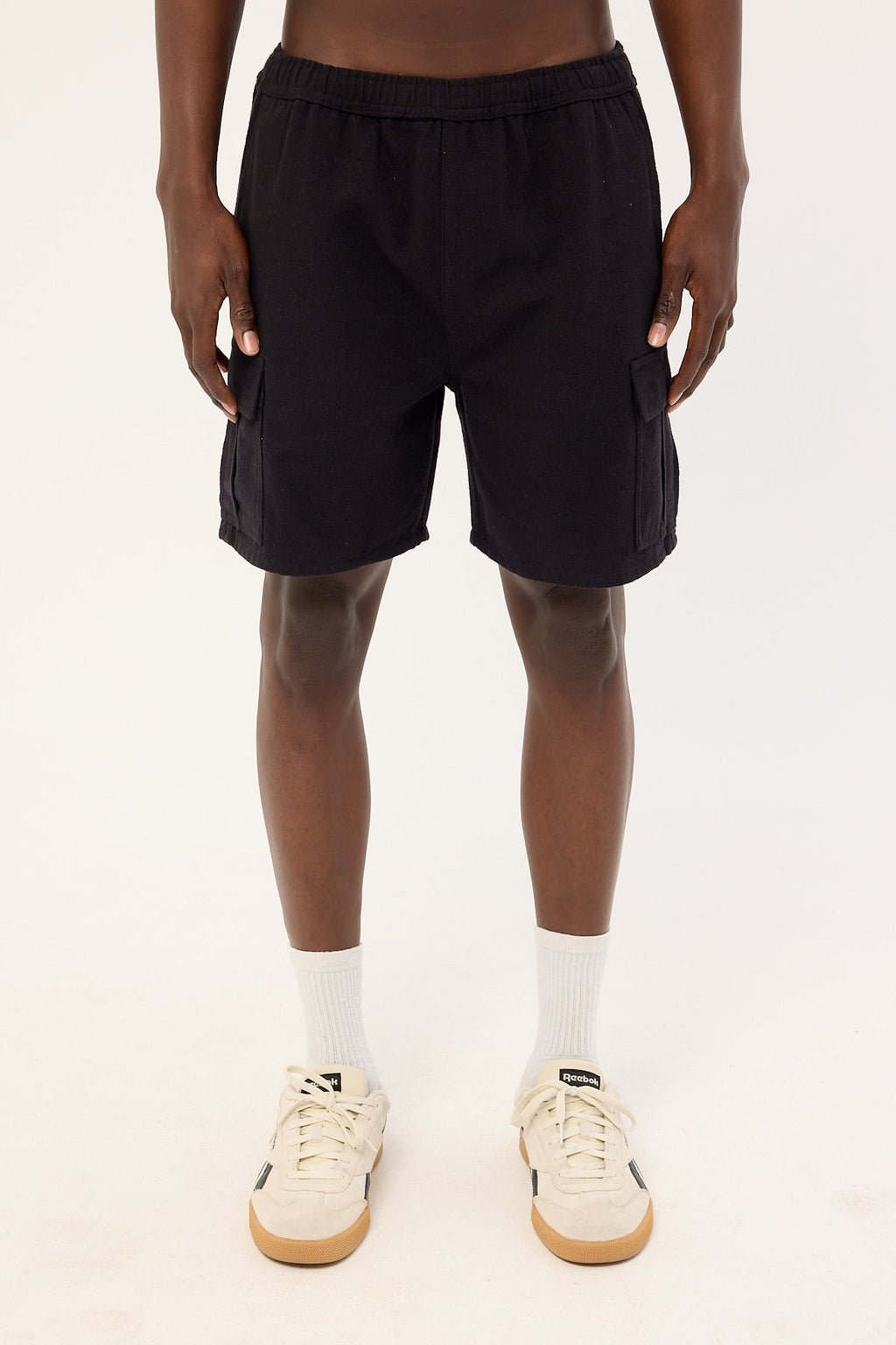 Common Need Jungle Relaxed Cargo Short Black