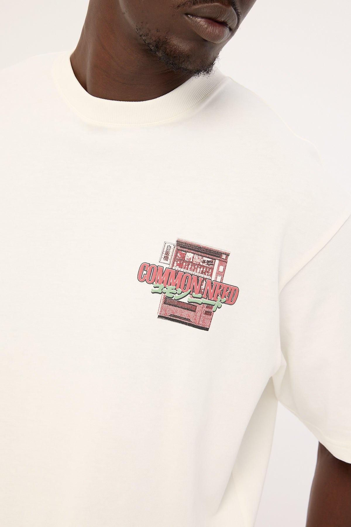 Common Need Vendor Heavyweight Boxy Tee White
