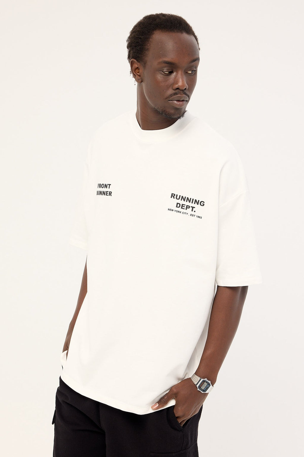 Front Runner Running Dept Tee White