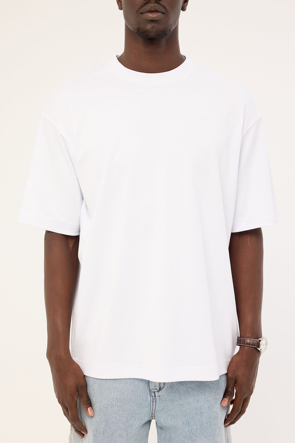 Common Need Focus Heavyweight Boxy Tech Tee White