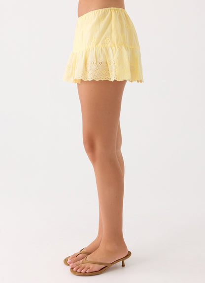 Aberley Skort - Yellow Fiorora