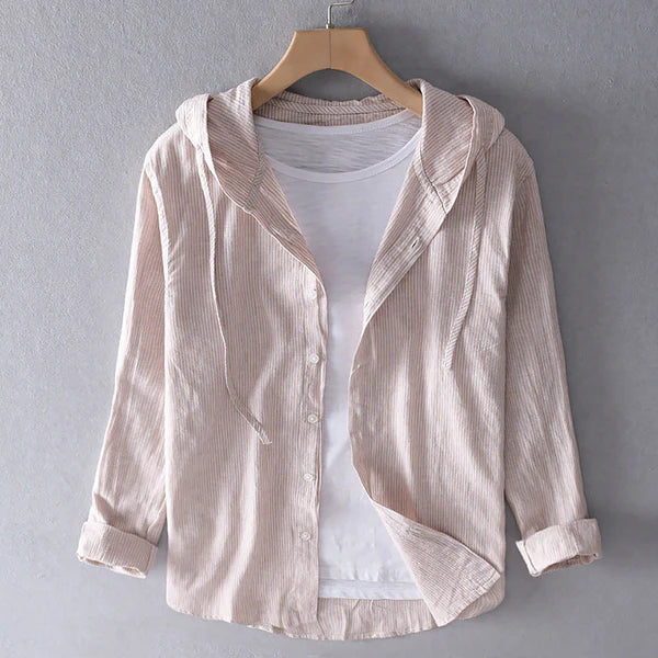 Loose breathable lightweight linen blouse
