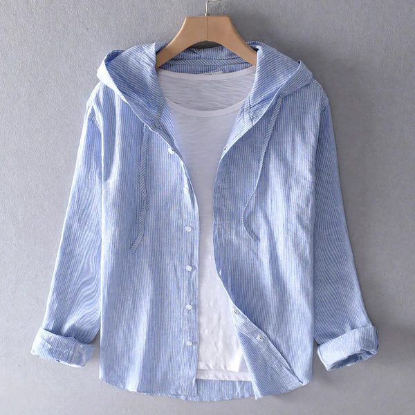 Loose breathable lightweight linen blouse