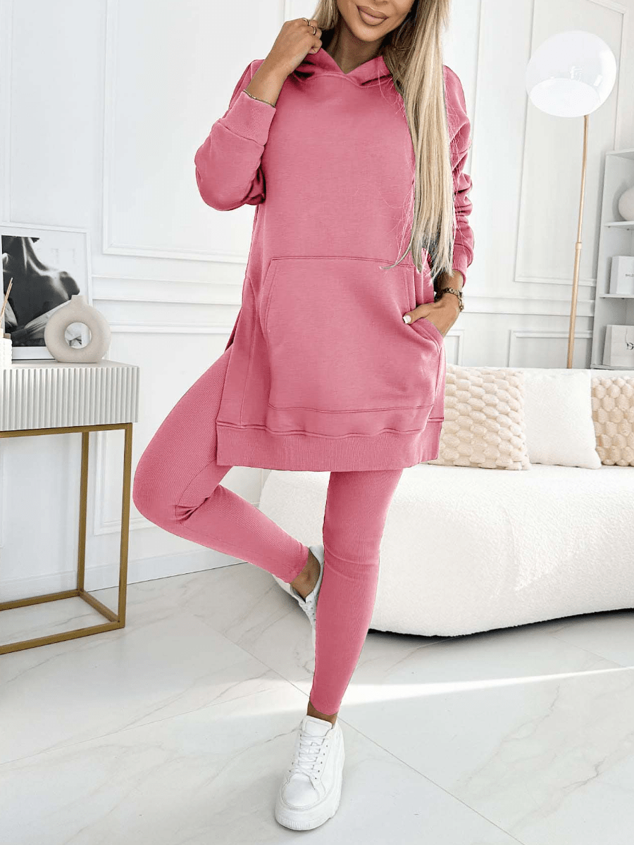 Ensemble Chaleureux à Capuche et Leggings pour Femmes - Marie Montel