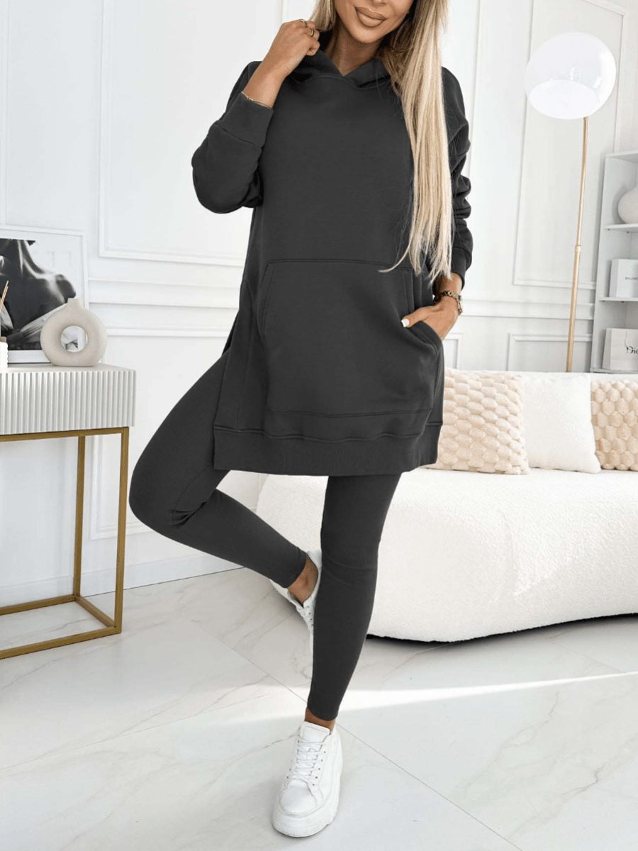Ensemble Chaleureux à Capuche et Leggings pour Femmes - Marie Montel