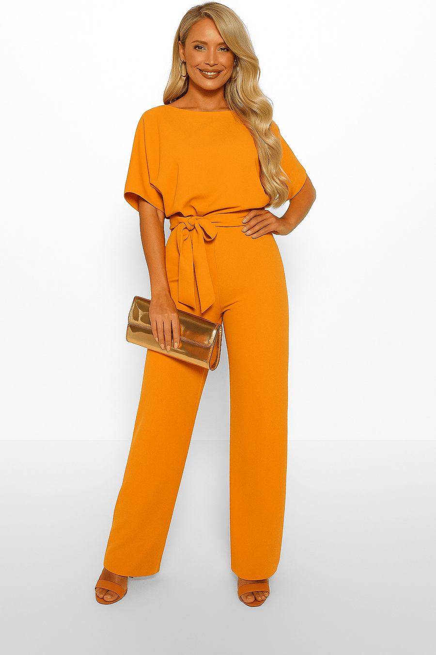 Elegant jumpsuit for women with belt
