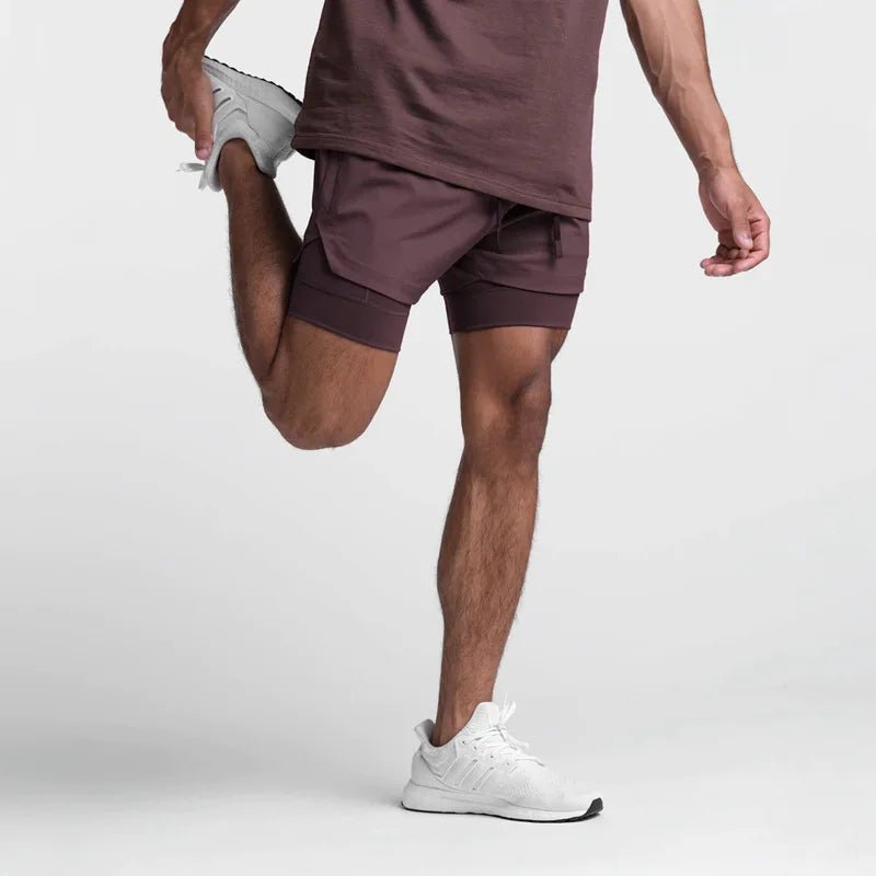 Men's drawstring shorts with pockets