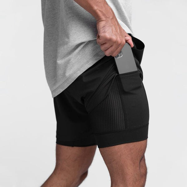 Men's drawstring shorts with pockets