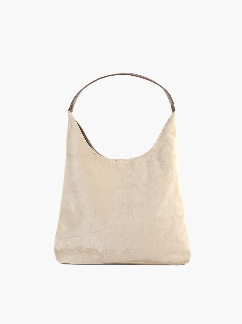 Shoulder bag with single strap and spacious compartment